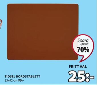 JYSK Tidsel bordstablett erbjuda