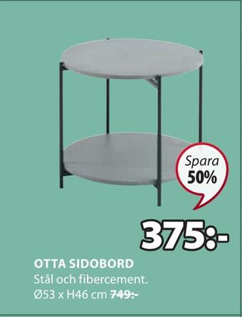 JYSK Otta sidobord erbjuda