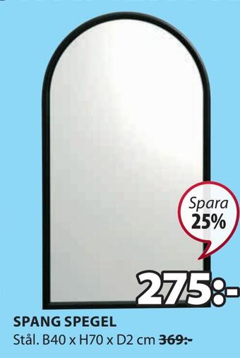 JYSK Spang spegel erbjuda