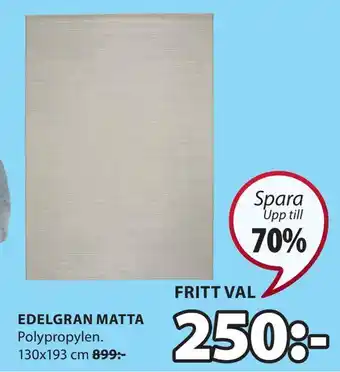 JYSK Edelgran matta erbjuda