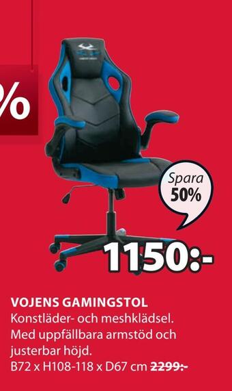 JYSK Vojens gamingstol erbjuda
