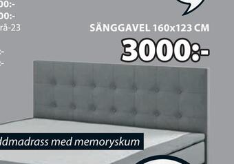 JYSK Sänggavel 160x123 cm erbjuda