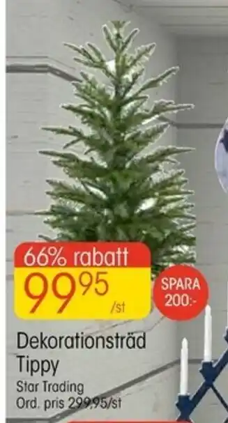 EKO Star Trading Dekorationsträd Tippy erbjuda