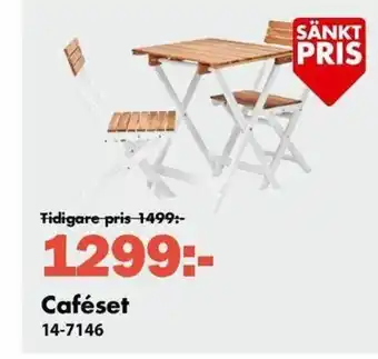 Biltema Caféset erbjuda