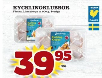 Matvärlden Tensta KYCKLINGKLUBBOR erbjuda