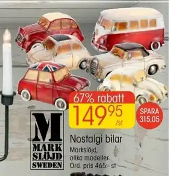 Markslöjd Sweden Nostalgi bilar