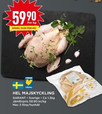 Willys HEL MAJSKYCKLING GARANT erbjuda
