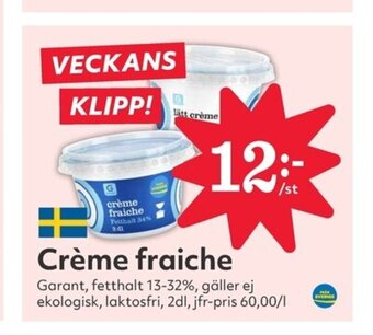 Hemköp Crème fraiche erbjuda