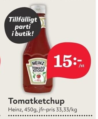 Hemköp Tomatketchup Heinz erbjuda