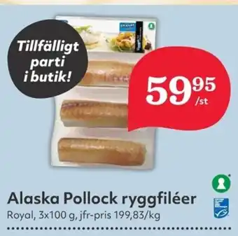 Hemköp Alaska Pollock ryggfiléer erbjuda