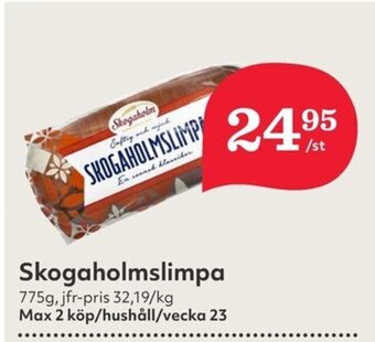 Hemköp Skogaholmslimpa erbjuda
