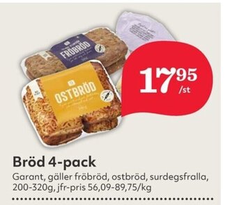 Hemköp Bröd 4-pack erbjuda