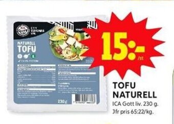 ICA Kvantum TOFU NATURELL ICA erbjuda