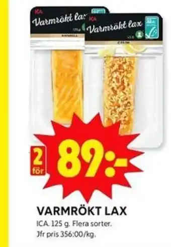ICA Kvantum Varmrökt lax ICA erbjuda