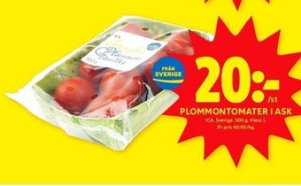 ICA Kvantum PLOMMONTOMATER I ASK erbjuda