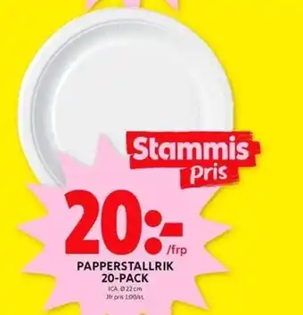 ICA Kvantum PAPPERSTALLRIK 20-PACK erbjuda