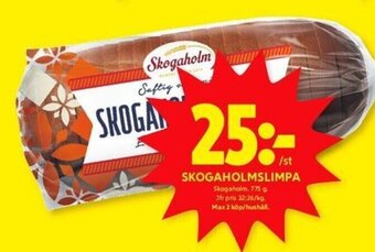 ICA Kvantum SKOGAHOLMSLIMPA Skogaholm. 775 g. erbjuda