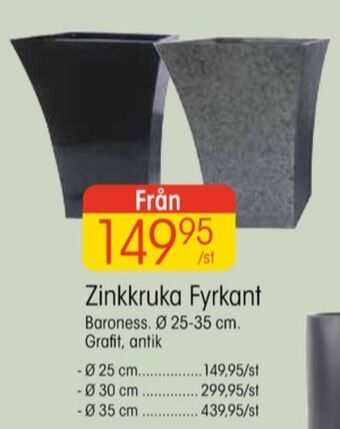 EKO Blomin krukor erbjuda
