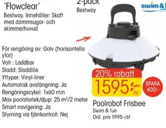 EKO Swim & fun poolrobot erbjuda
