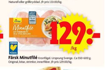 ICA Supermarket Kronfågel kycklingfilé erbjuda
