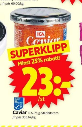 ICA Supermarket Ica kaviar erbjuda