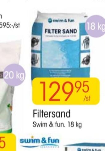 EKO Swim & fun filtersand erbjuda
