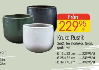 EKO Blomin krukor erbjuda