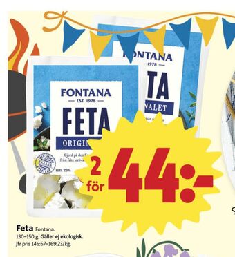 ICA Nära Fontana fetaost erbjuda