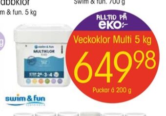 EKO Swim & fun poolklor erbjuda
