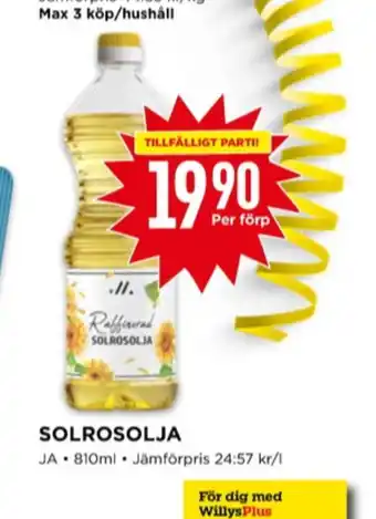 Mariestads solrosolja