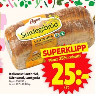 ICA Supermarket Lantgoda bröd erbjuda