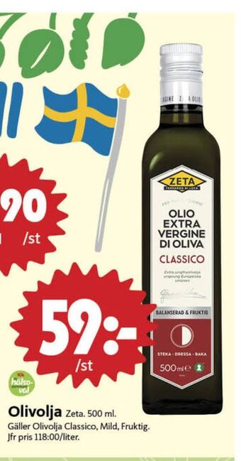 ICA Nära Zeta olivolja erbjuda