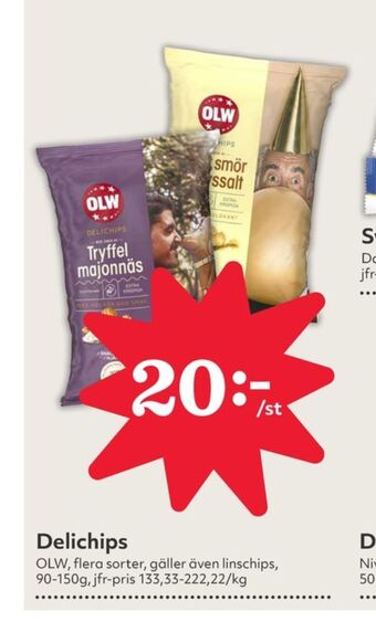 Hemköp Olw chips erbjuda