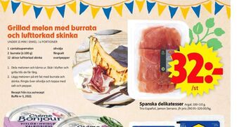 ICA Supermarket Argal serranoskinka erbjuda