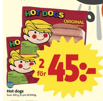 ICA Nära Scan hot dogs erbjuda