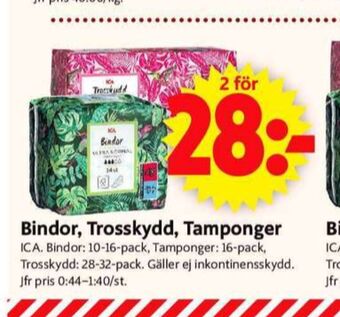 ICA Supermarket Ica bindor erbjuda