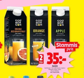 ICA Kvantum God morgon juice erbjuda