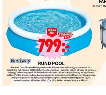 ICA Maxi Bestway pool erbjuda