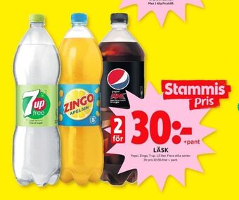 ICA Kvantum Pepsi läskedryck erbjuda