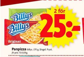 ICA Supermarket Billys pizza erbjuda