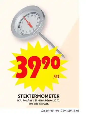 ICA Maxi Ica stektermometer erbjuda