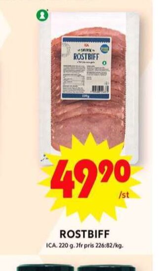 ICA Maxi Ica rostbiff erbjuda