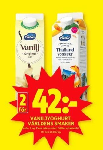 ICA Kvantum Valio yoghurt erbjuda