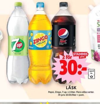 ICA Maxi 7-up läskedryck erbjuda