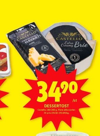 ICA Kvantum Castello brie erbjuda