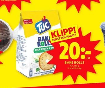 ICA Kvantum Bake rolls kex erbjuda