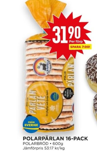 Polarpärlan vete vetekakor