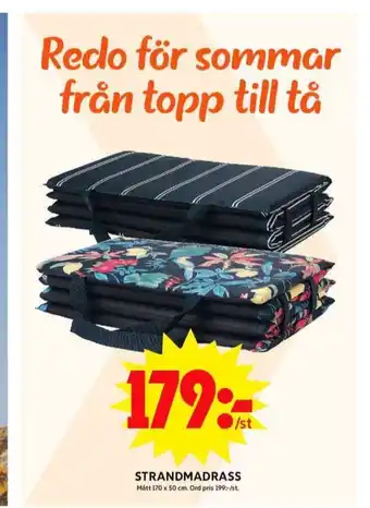 ICA Maxi Outfit strandmatta erbjuda