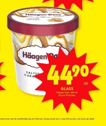 ICA Kvantum Häagen-dazs glass erbjuda