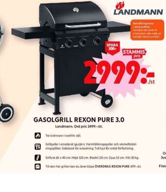 ICA Maxi Landmann gasolgrill erbjuda